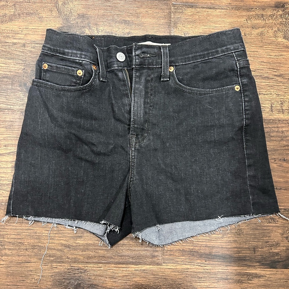 Levi's Women's Black Jean Shorts